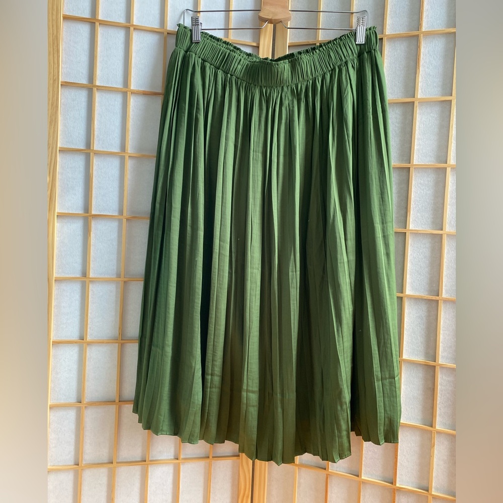 GAP Forest Green A-Line Skirt